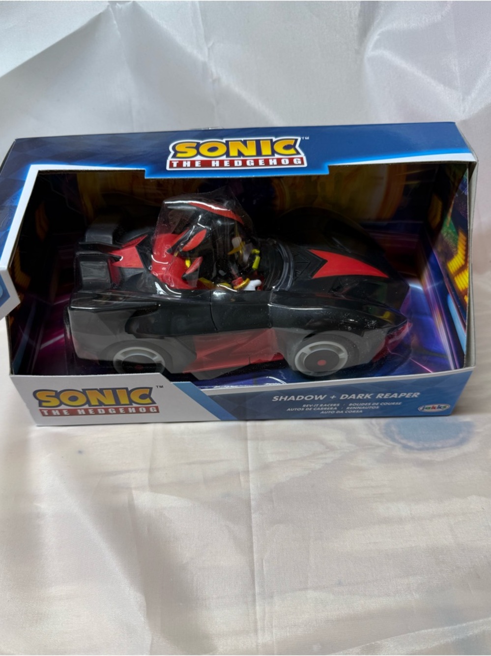 Sonic the Hedgehog Shadow in Dark Reaper Car - Black & Red